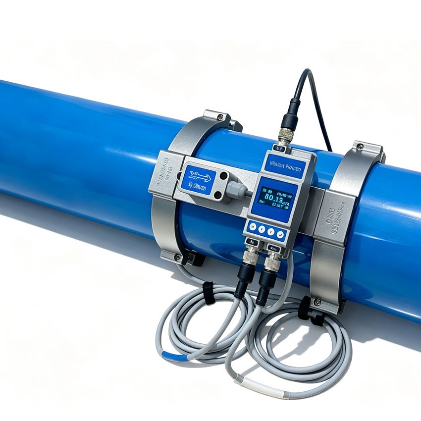 YF-C3 Compact Clamp-on Ultrasonic Flow Meter for DN125-DN250 Large Pipes