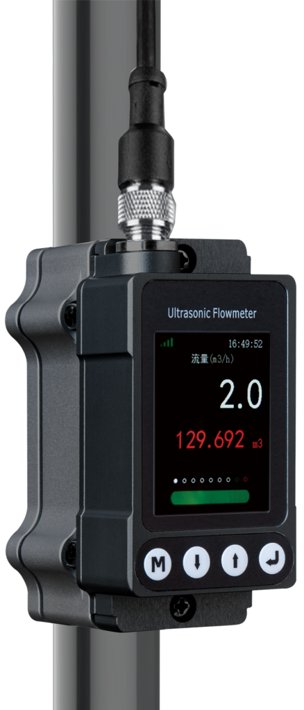 YF-E5 Compact Clamp-on Ultrasonic Flow Meter with Color Display
