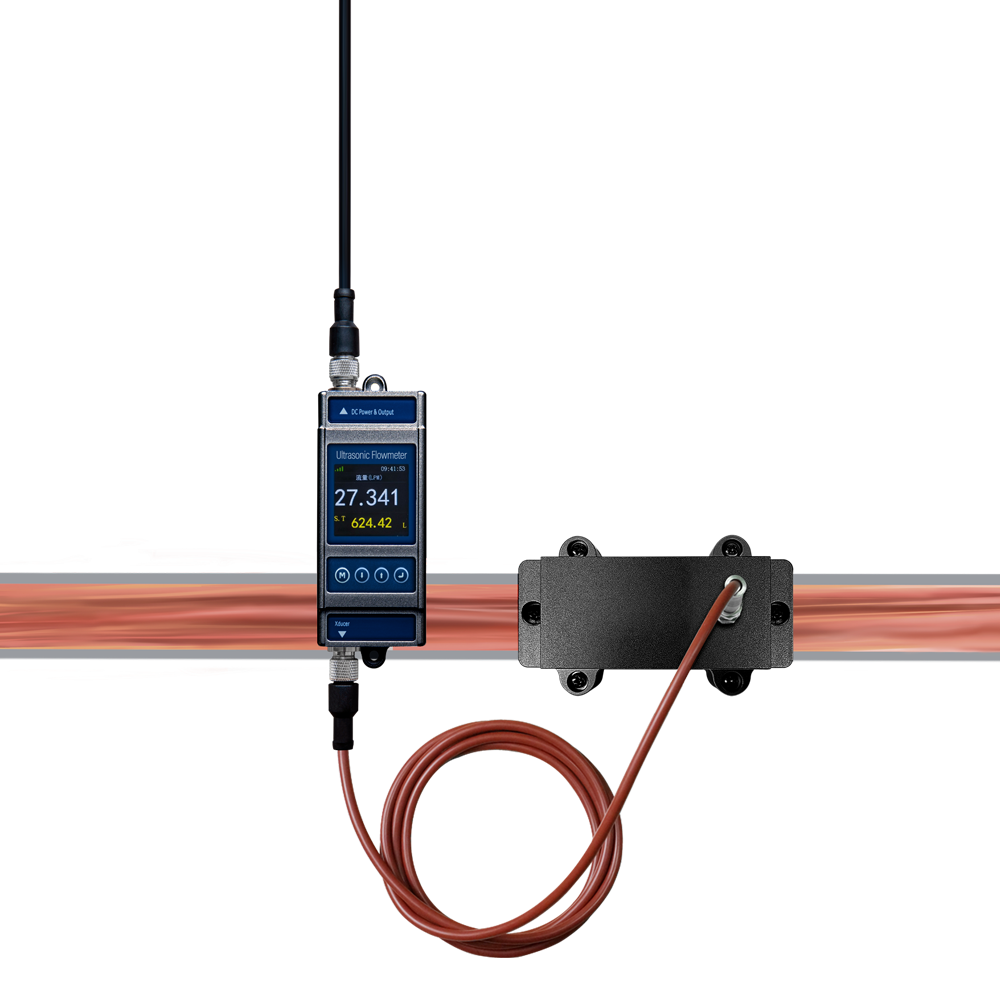 YF-C3M Compact Clamp-on Ultrasonic Flow Meter with Energy Measurement