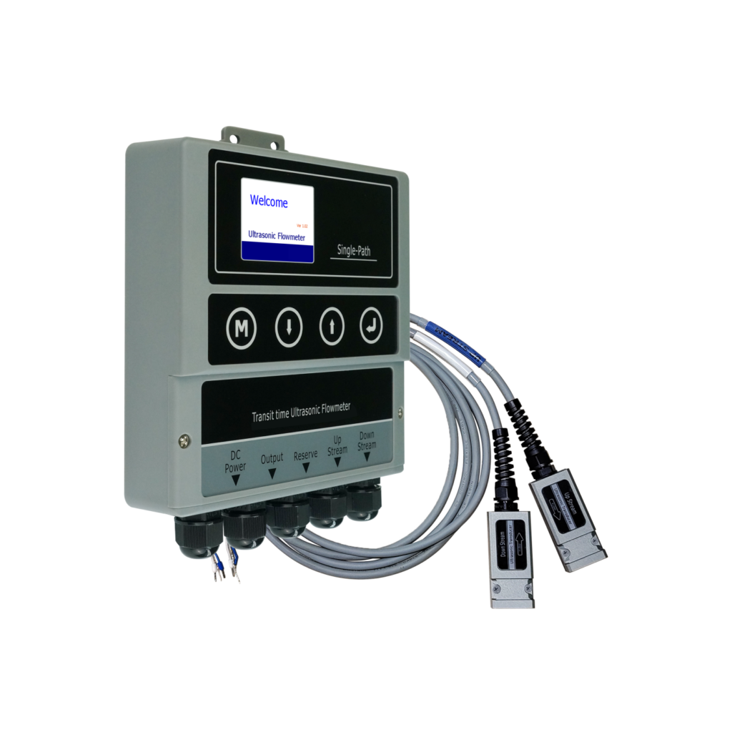 Fixed Clamp-on Ultrasonic Flow Meter Model YF-C6
