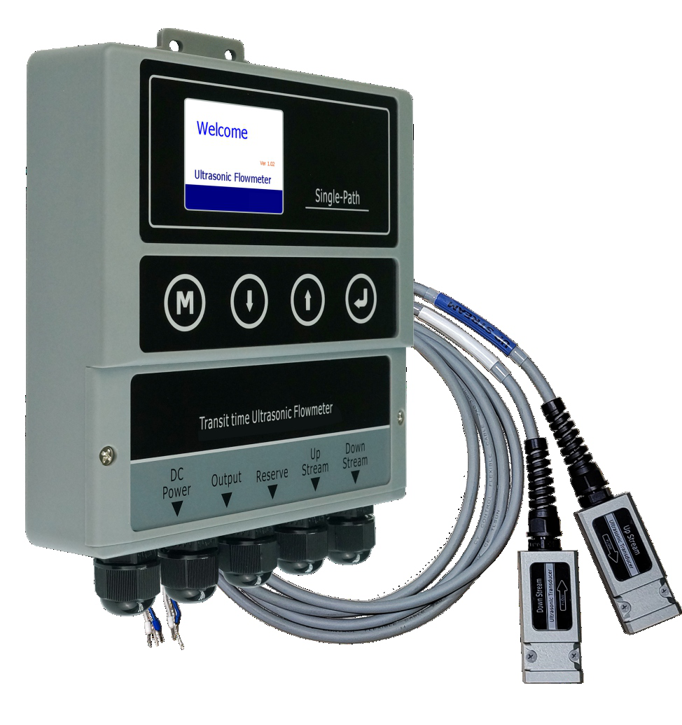 YF-C6 Fixed Wall-Mount Clamp-on Ultrasonic Flow Meter