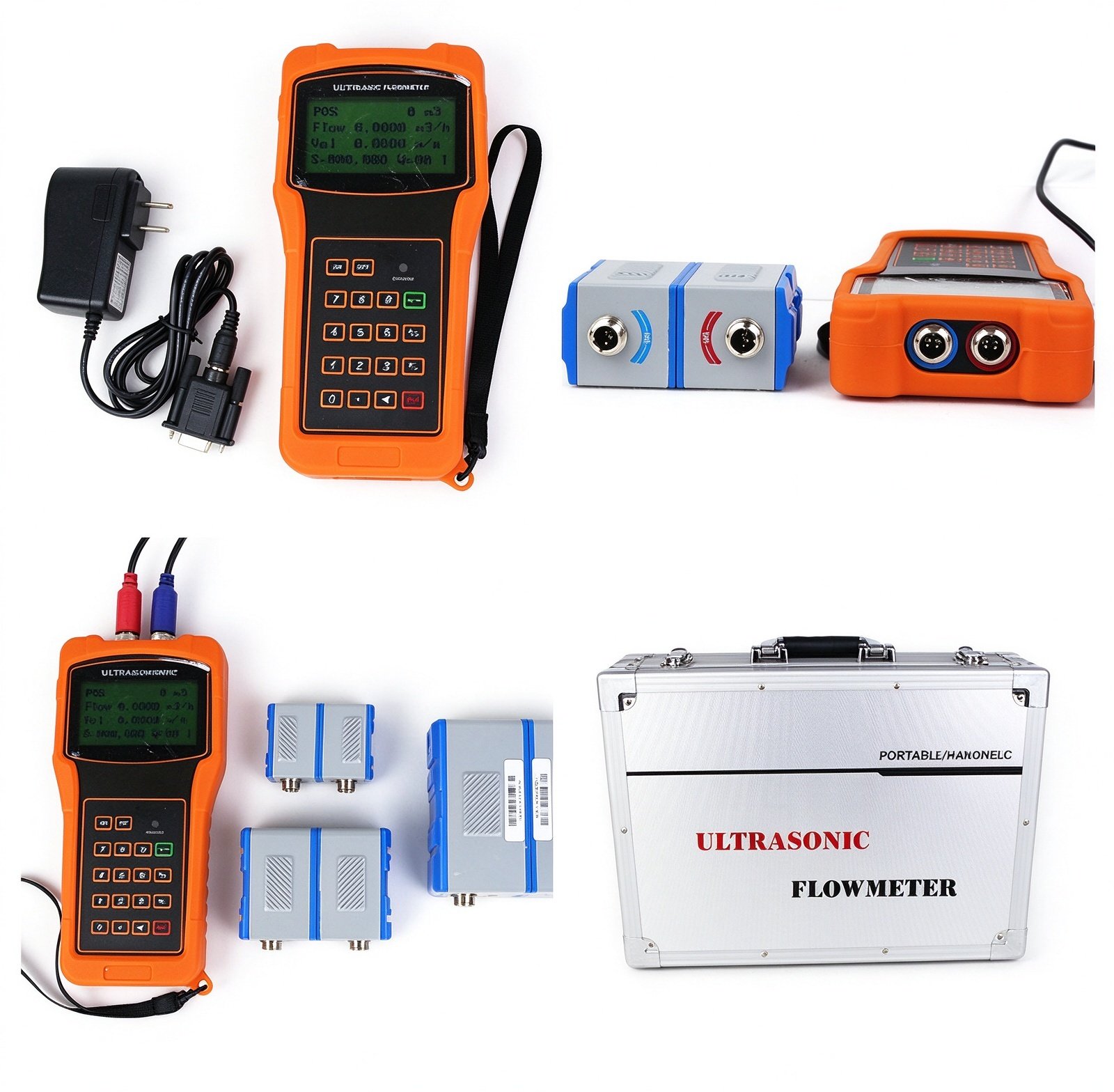 Handheld Ultrasonic Flow Meter | Portable Clamp-on Model YF-W200H - Image 3