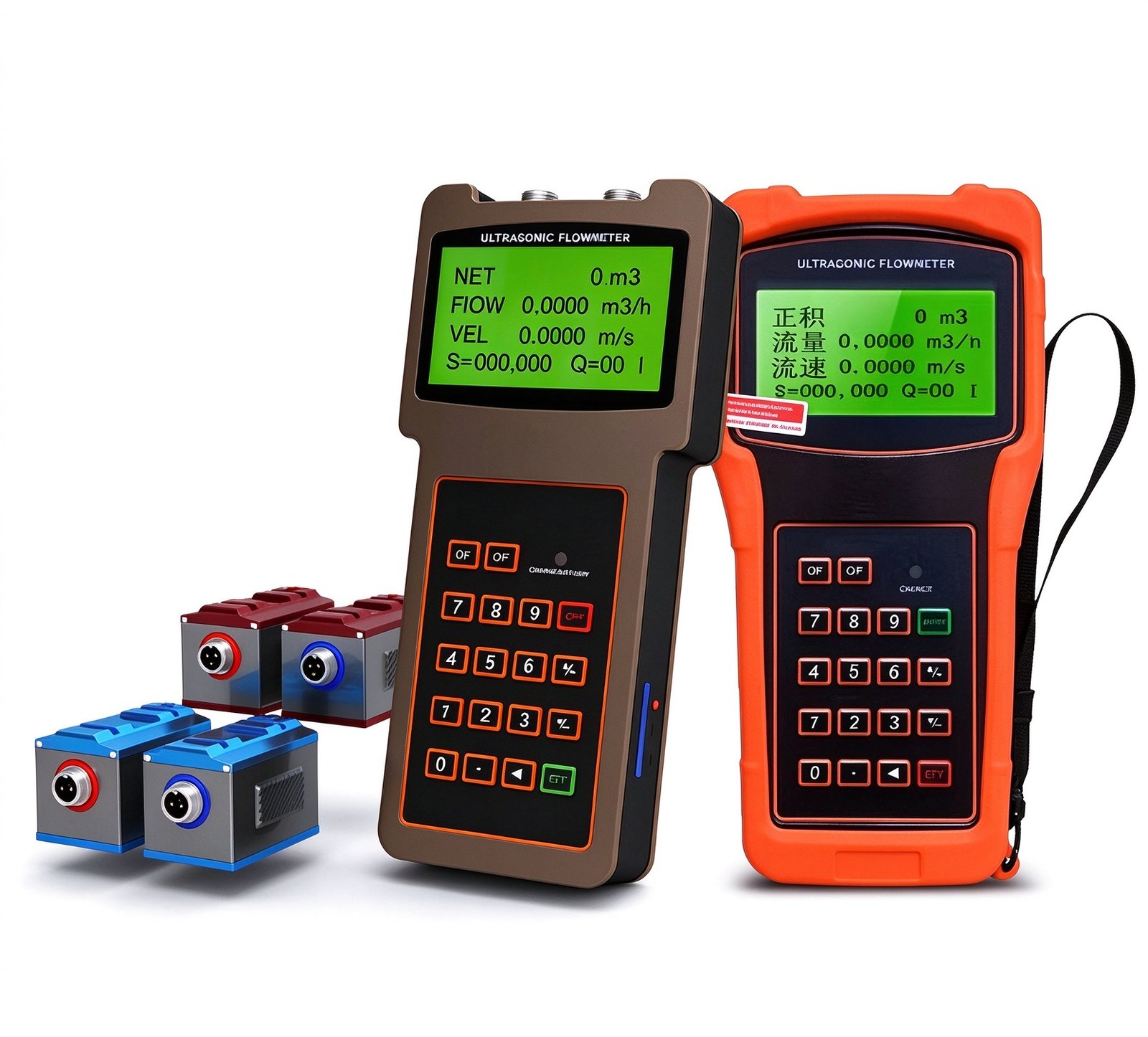 Handheld Ultrasonic Flow Meter for Field Spot-Checks and Rental Use