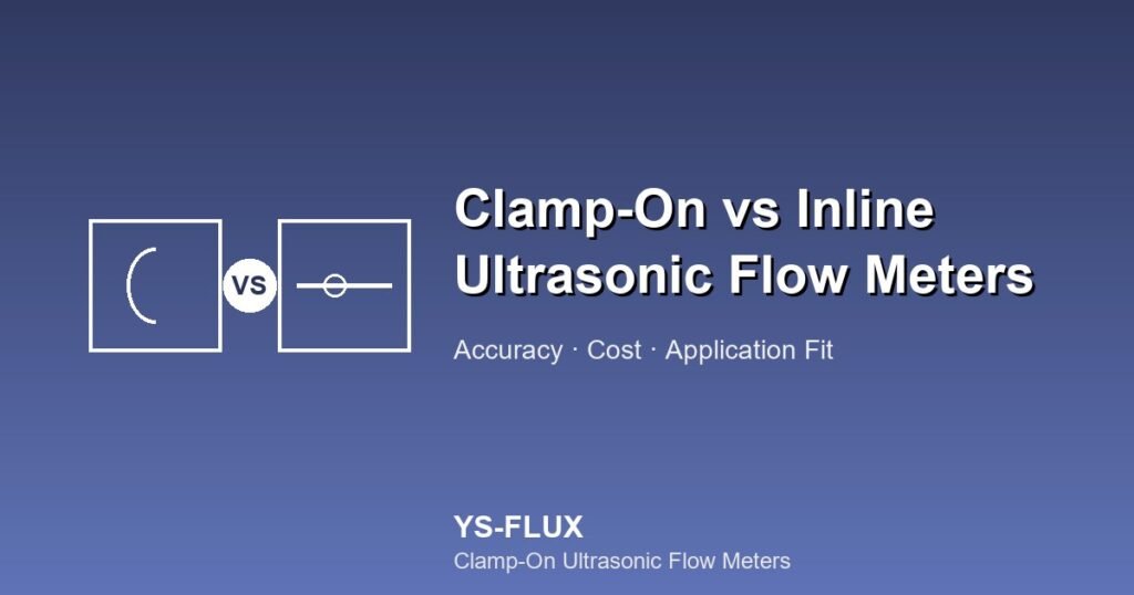 Clamp-on vs Inline Ultrasonic Flow Meters: Which One Should You Choose?