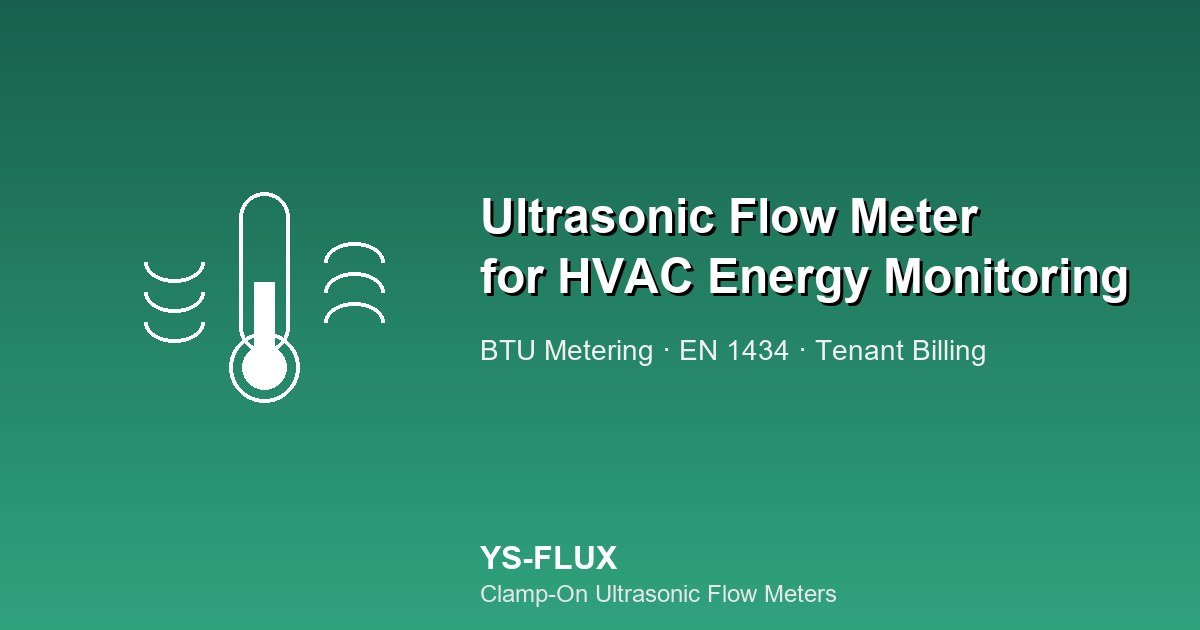 Ultrasonic Flow Meter for HVAC Energy Monitoring: A Complete Guide